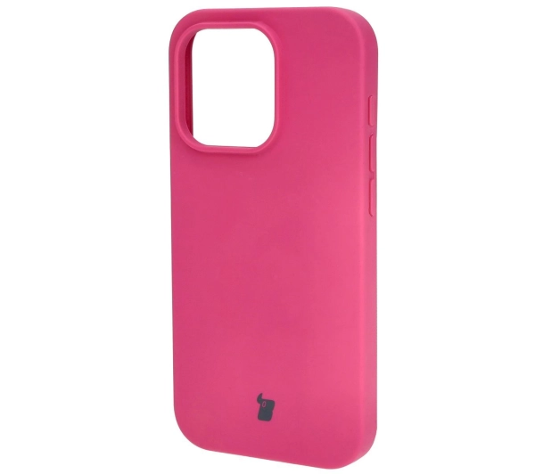 Bizon Silikonowe Soft do iPhone 15 Pro Fuksja