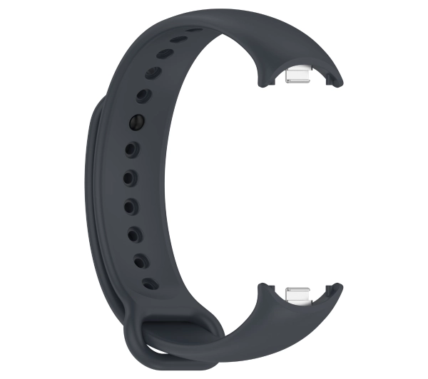 Bizon Strap Watch Dots do Xiaomi Smart Band 9 / 9 NFC / 8 Ciemno-szary