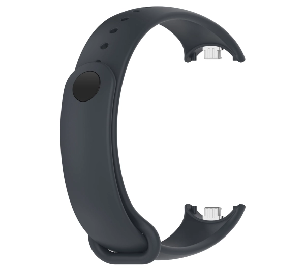 Bizon Strap Watch Dots do Xiaomi Smart Band 9 / 9 NFC / 8 Ciemno-szary