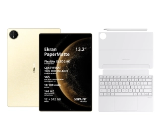Huawei MatePad Pro 13.2" 12/512GB Wi-Fi Złoty + Rysik + Klawiatura - Kup na Raty - RRSO 0%