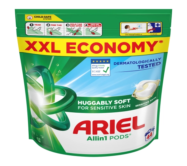 Ariel All in 1 Sensitive 44szt.