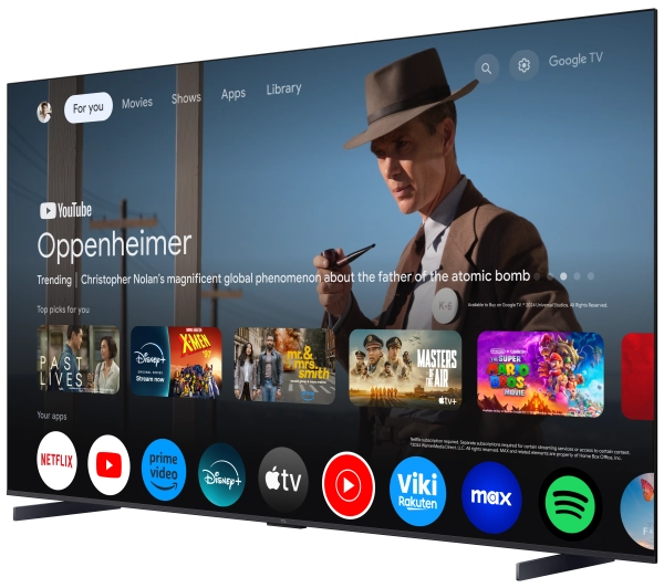 TCL 98P8K  98" QLED 4K 144Hz Google TV Dolby Vision Dolby Atmos HDMI 2.1 DVB-T2 - ⚡ EURO HIT CENOWY! ⚡ - Kup na Raty - RRSO 0%
