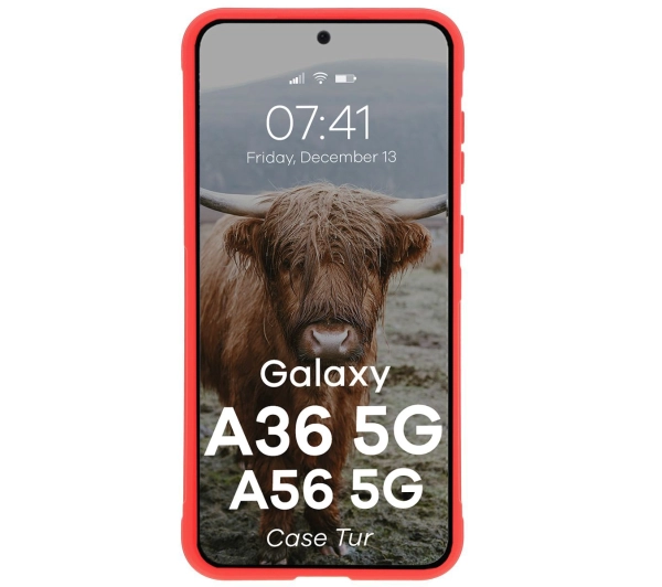 Bizon Tur do Galaxy A36 5G / Galaxy A56 5G Czerwony