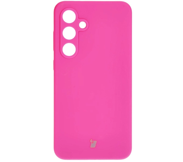 Bizon Silikonowe Soft do Galaxy S24 FE Neonowo-różowy