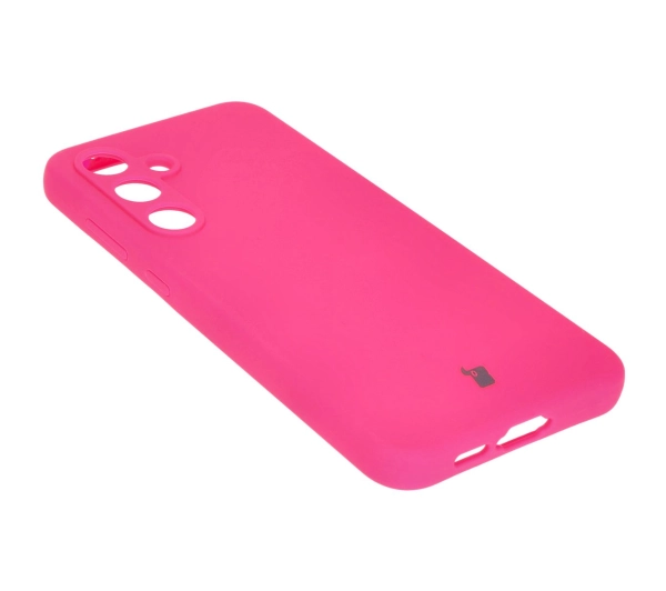 Bizon Silikonowe Soft do Galaxy S24 FE Neonowo-różowy