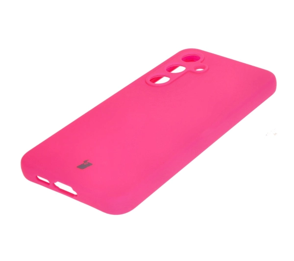 Bizon Silikonowe Soft do Galaxy S24 FE Neonowo-różowy