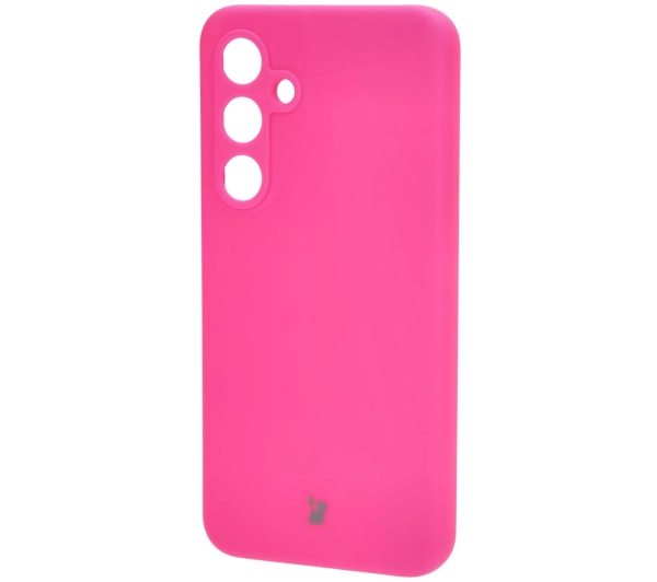Bizon Silikonowe Soft do Galaxy S24 FE Neonowo-różowy