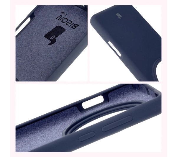 Bizon Silikonowe Soft do Oppo Find X8 Pro Ciemno-niebieski