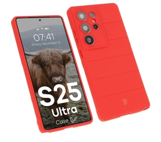 Bizon Tur do Galaxy S25 Ultra Czerwony
