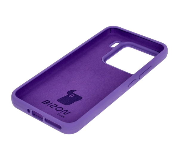 Bizon Silikonowe Soft do Xiaomi 15 Fioletowy