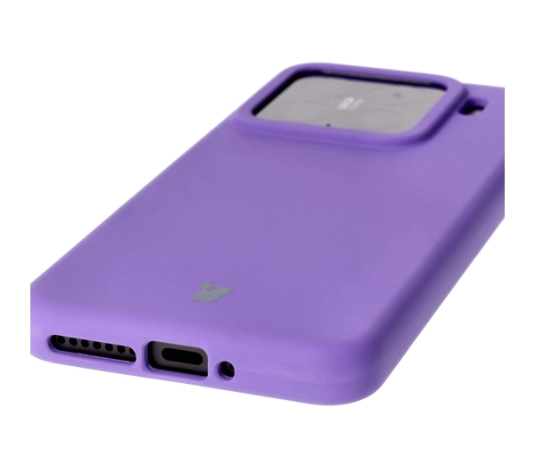 Bizon Silikonowe Soft do Xiaomi 15 Fioletowy