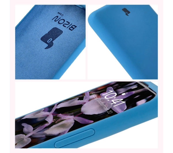 Bizon Silikonowe Soft do Xiaomi Redmi Note 14 Pro Plus 5G Niebieski