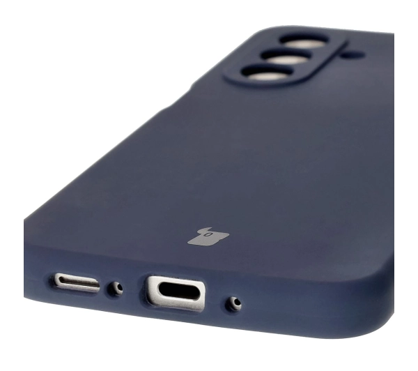 Bizon Silikonowe Soft do Galaxy A26 5G Ciemno-niebieski