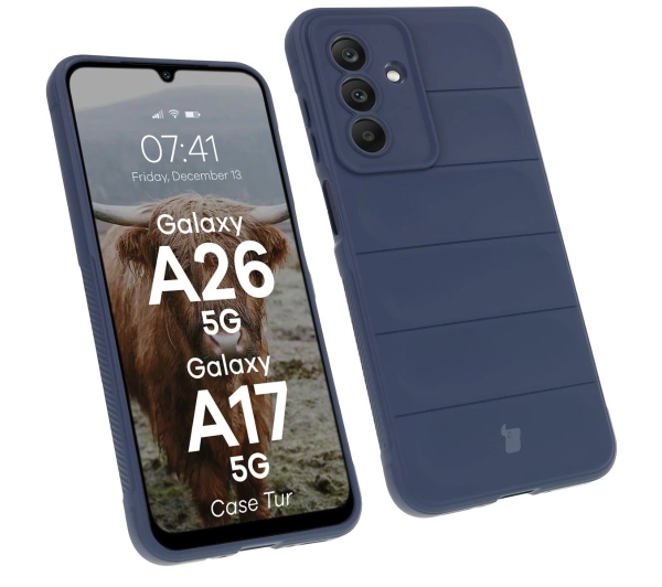 Bizon Tur do Galaxy A17 5G/A26 5G Granatowy