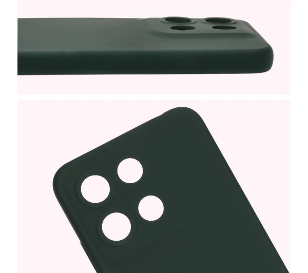 Bizon Silikonowe Soft do Motorola Moto G15/G15 Power Ciemnozielony