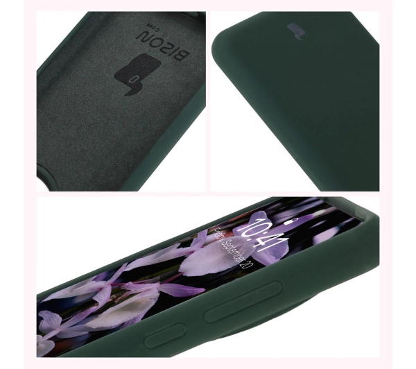 Bizon Silikonowe Soft do OnePlus 13 Ciemnozielony