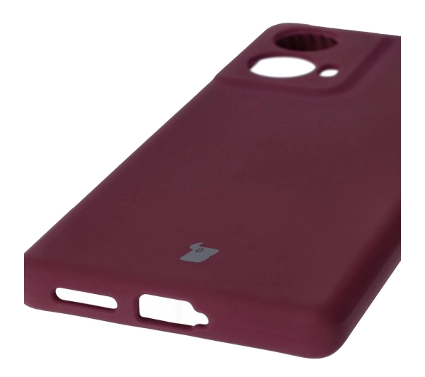 Bizon Silikonowe Soft do Motorola Moto G85 5G Ciemno-fioletowy