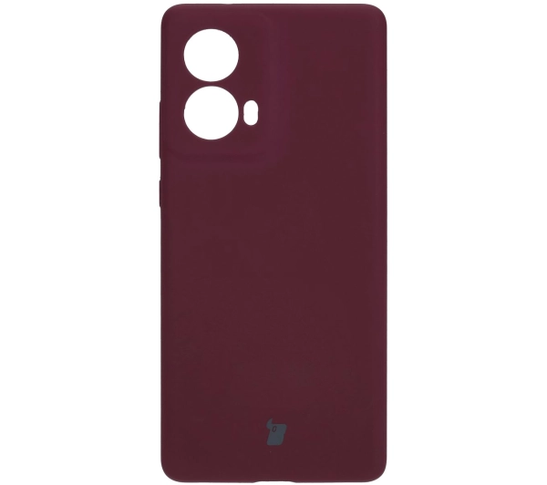 Bizon Silikonowe Soft do Motorola Moto G85 5G Ciemno-fioletowy