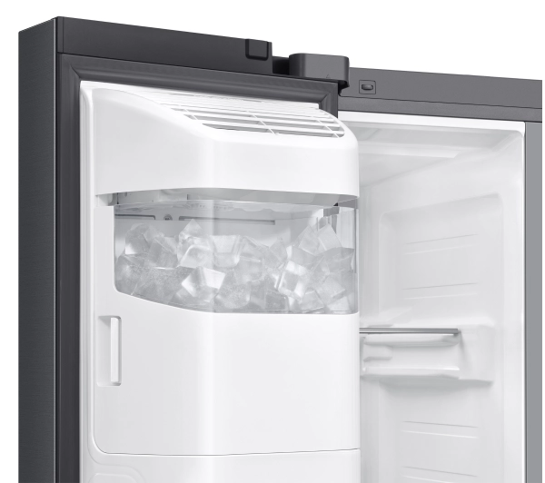 Samsung SBS RS80F66KBFEO Funkcje AI Auto Open Pełny No Frost 178,4cm Kostkarka Zdalne sterowanie Grafitowa stal - Kup na Raty - RRSO 0%