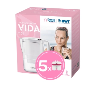 BWT Vida 2,6l 5 wkładów Biały