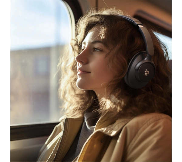 Tronsmart Sounfii Q20 ANC Nauszne Bluetooth 5.3 Czarny