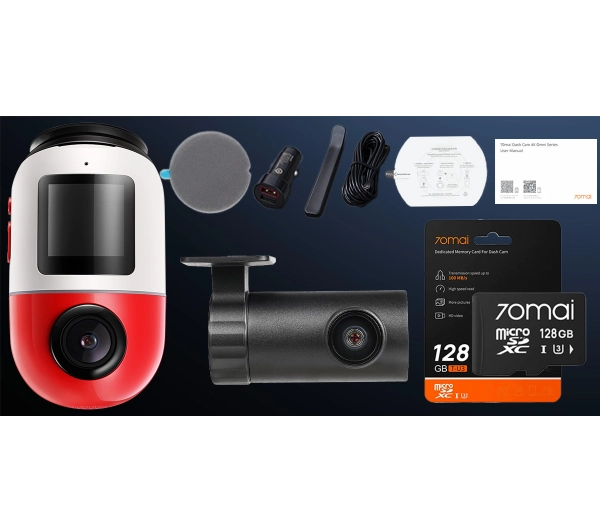 70MAI X800 4K Dual Set +karta pamięci 128GB - ⚡ EURO HIT CENOWY! ⚡ - Kup na Raty - RRSO 0%