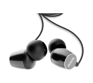 Aiwa ESTM-20BK Dokanałowe Czarny