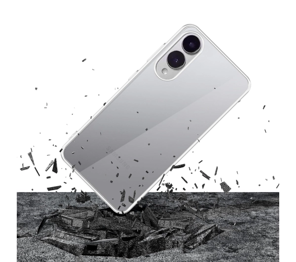 3mk Clear Case do Samsung Galaxy S25 Edge Przezroczysty