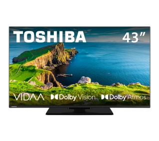 Toshiba 43UV3F63DG 43" LED 4K Smart TV VIDAA Dolby Vision Dolby Atmos HDMI 2.1 DVB-T2 - Kup na Raty - RRSO 0%