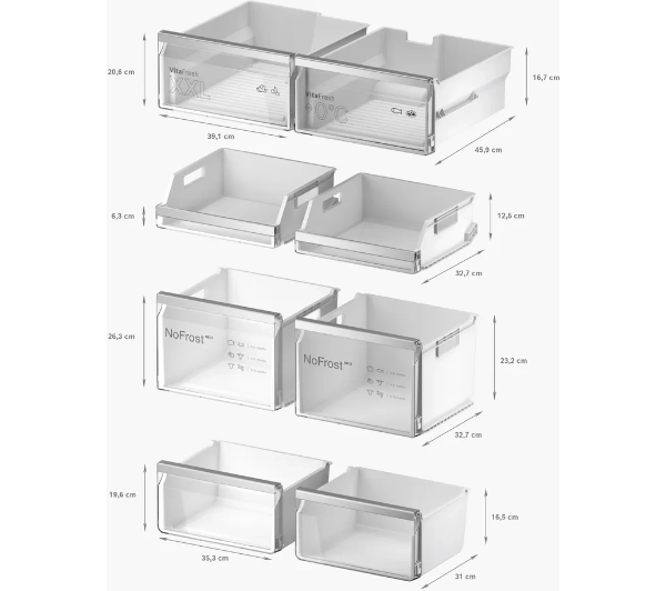 Bosch Serie 6 KFI96AXEA Pełny No Frost 183cm Kostkarka Zdalne sterowanie Czarna stal szczotkowana - TRZECI -55%, ALBO 5-TY ZA 1ZŁ - Kup na Raty - RRSO 0%