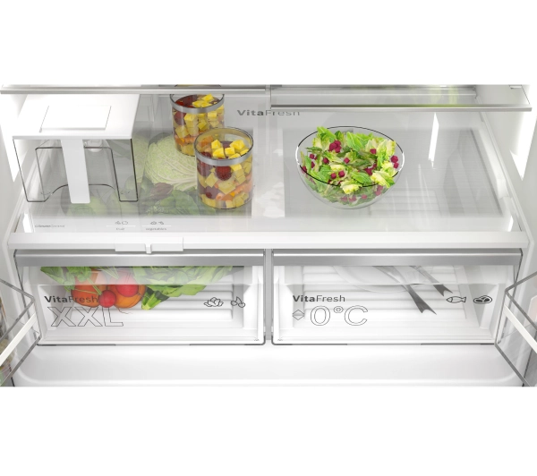 Bosch Serie 6 KFI96AXEA Pełny No Frost 183cm Kostkarka Zdalne sterowanie Czarna stal szczotkowana - TRZECI -55%, ALBO 5-TY ZA 1ZŁ - Kup na Raty - RRSO 0%