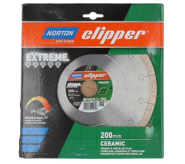 Norton Clipper Extreme Ceramic Silencio 200mm