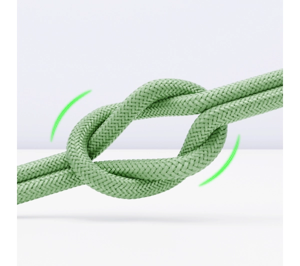QUALO USB-C do USB-C 1,5m 3A Zielony