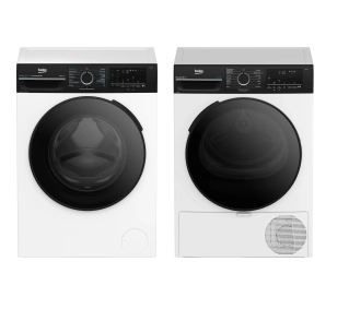 Beko pralka b300 BM3WFU49415WBDC EnergySpin 9kg 1400obr/min + suszarka b300 BM3T49249WBDC 58,6cm 9kg - TRZECI -55%, ALBO 5-TY ZA 1ZŁ - Kup na Raty - RRSO 0%