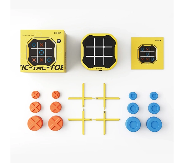 GiiKER Tic-Tac-Toe Bolt (Kółko i Krzyżyk) Żółty