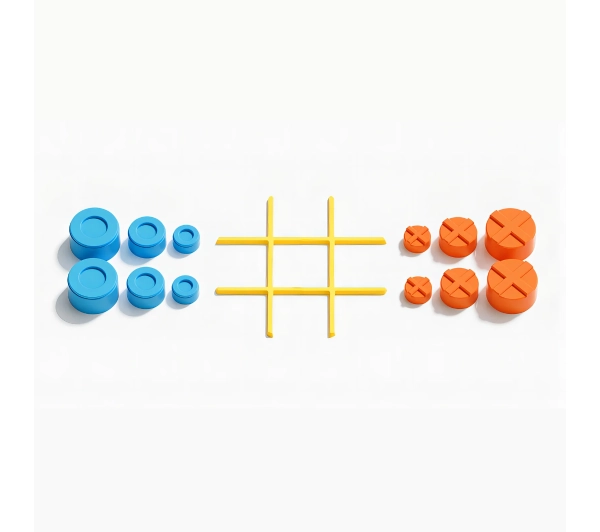 GiiKER Tic-Tac-Toe Bolt (Kółko i Krzyżyk) Żółty