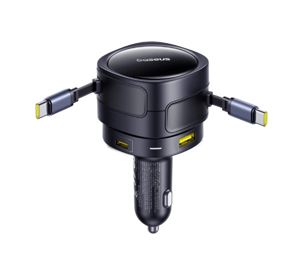 Baseus 2xUSB-C 90W + kabel USB-C USB Czarny