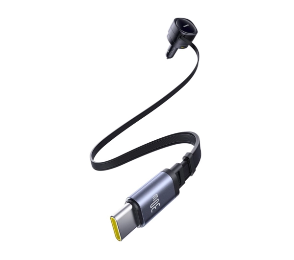 Baseus 2xUSB-C 90W + kabel USB-C USB Czarny