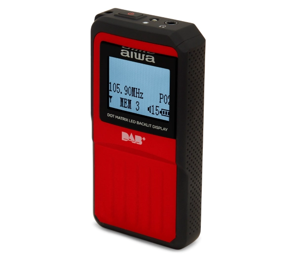 Aiwa RD-20DAB/RD Radio FM DAB Czerwony