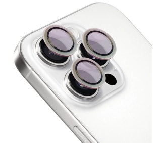 Bizon na aparat z aplikatorem Snap Lens do iPhone 16 Pro/16 Pro Max srebrna ramka