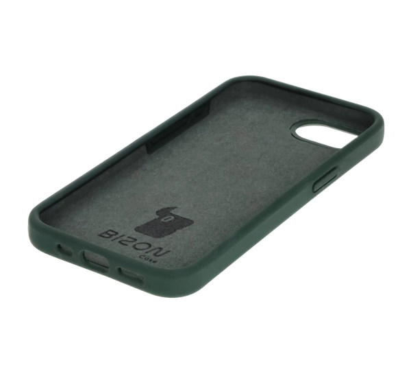 Bizon Silikonowe Soft do iPhone 16e Ciemnozielony