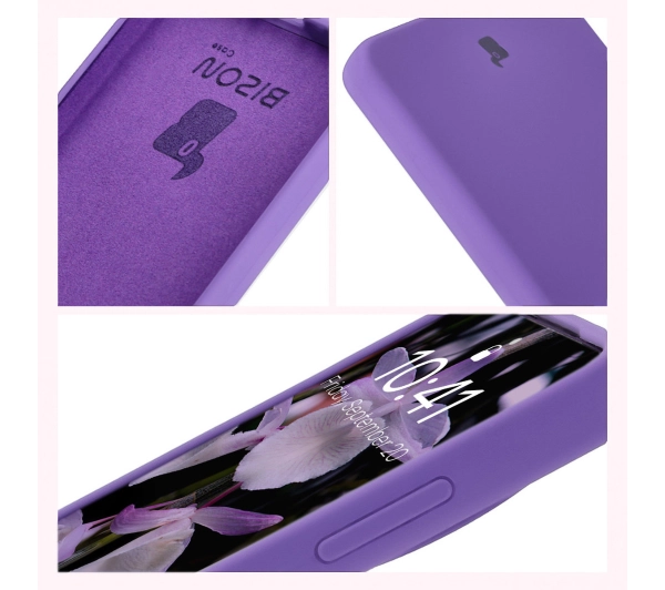 Bizon Silikonowe Soft do OnePlus 13R fioletowy