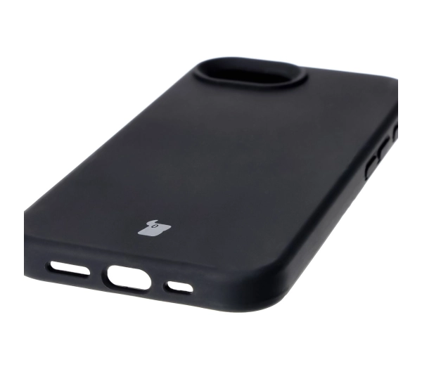 Bizon Silikonowe Soft do iPhone 16e Czarny