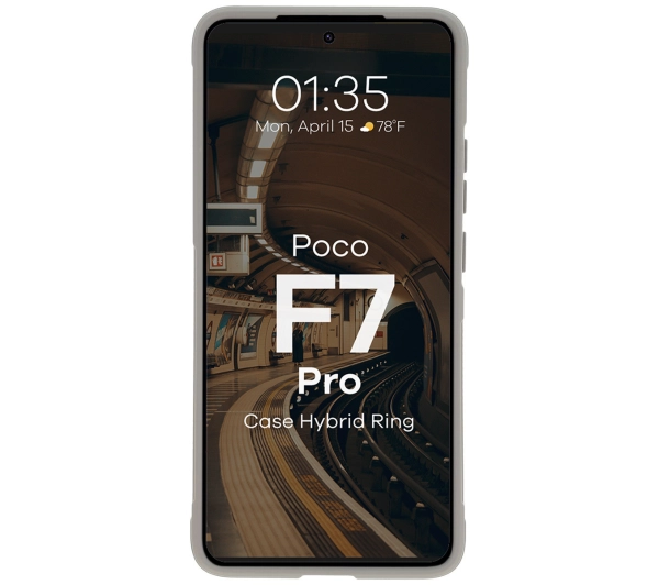Bizon Tur do Xiaomi Poco F7 Pro Jasnoszary
