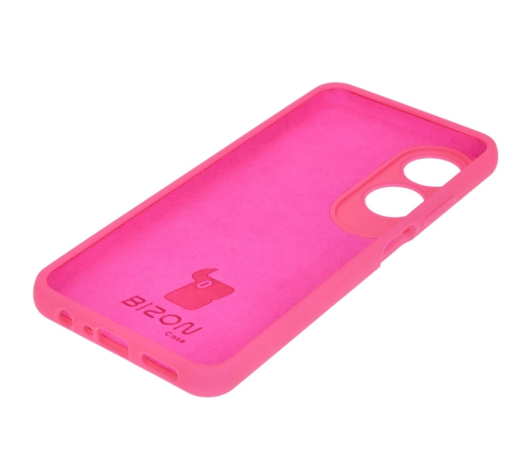 Bizon Silikonowe Soft do Oppo A60 4G Neonowo-różowy