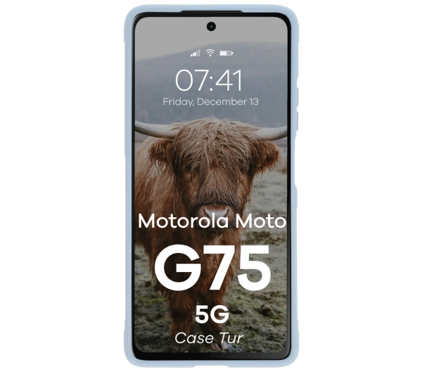 Bizon Tur do Motorola Moto G75 5G Jasnoniebieski