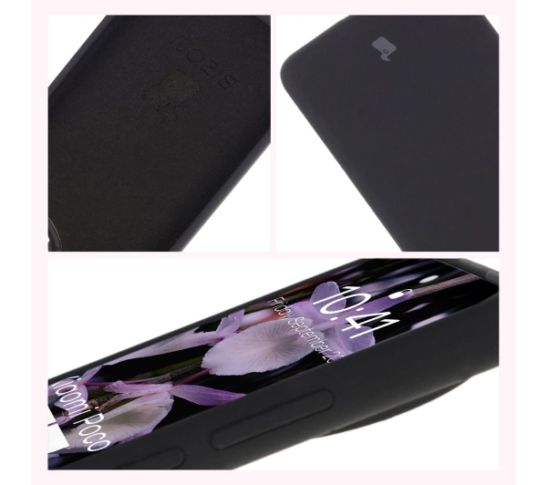 Bizon Silikonowe Soft do Xiaomi Poco F7 Ultra Czarny