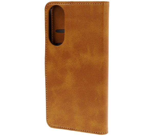 Bizon z klapką Pocket do Samsung Galaxy S25 Edge Brązowy