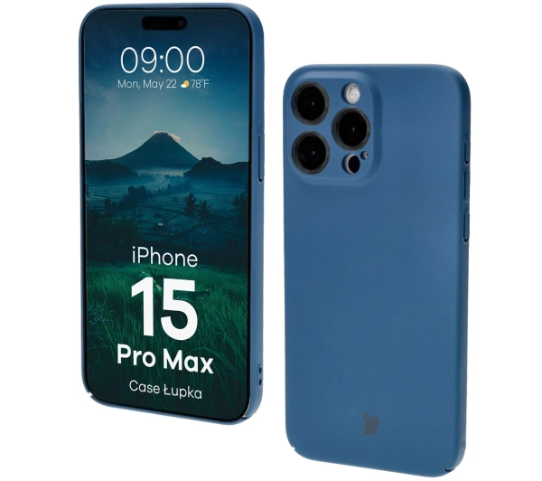 Bizon Łupka do iPhone 15 Pro Max Niebieski