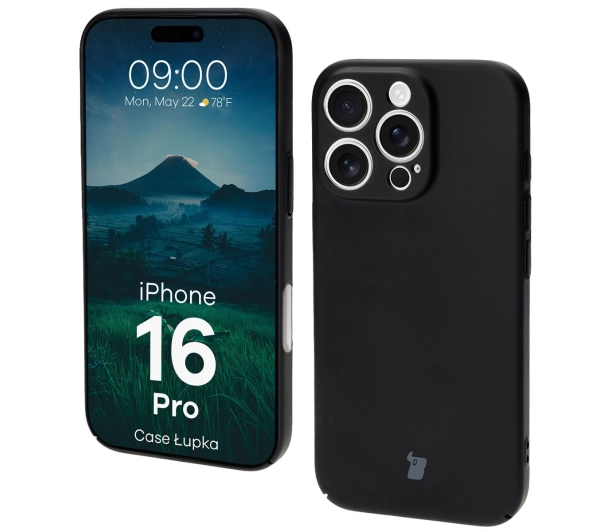 Bizon Łupka do  iPhone 16 Pro Czarny